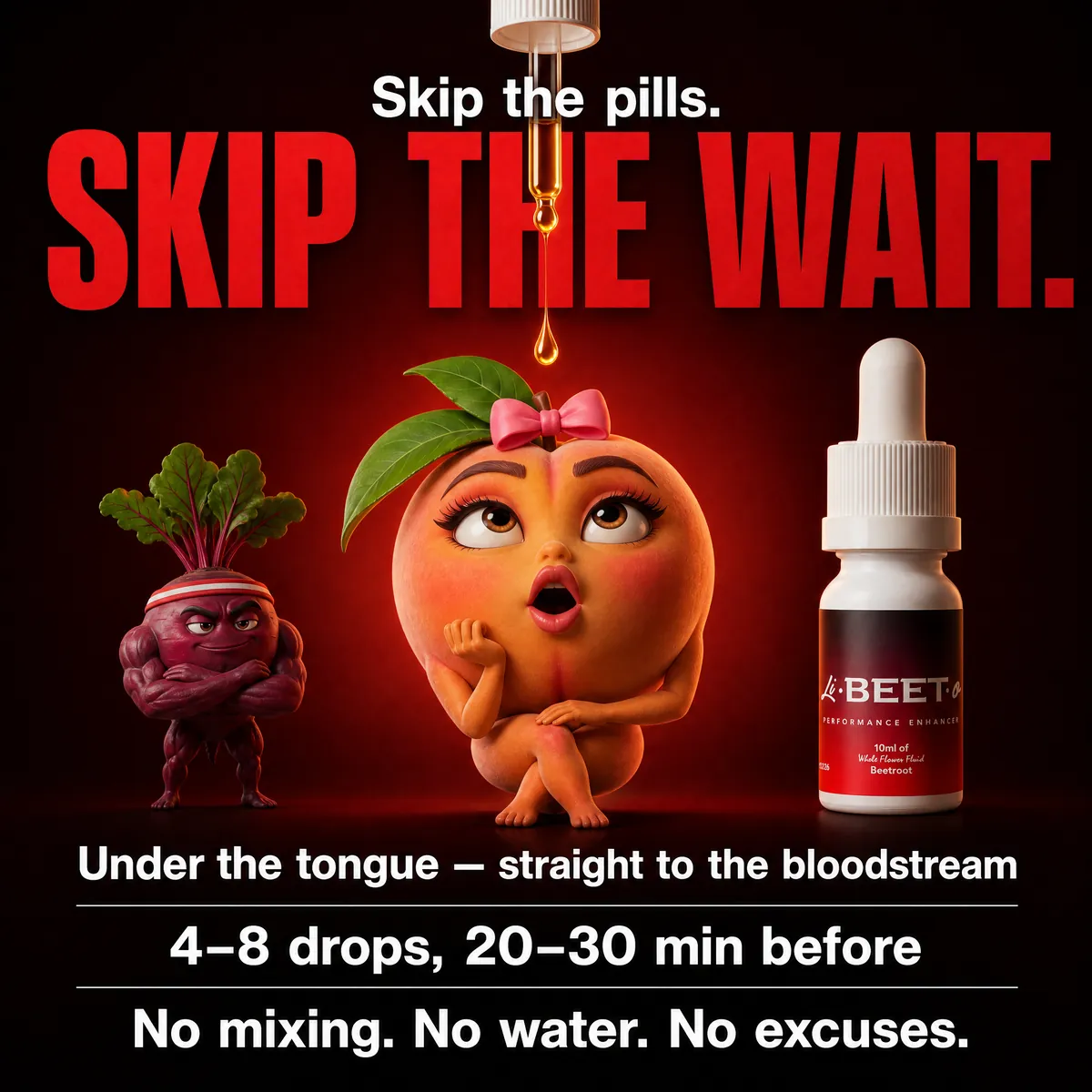 The original Li-BEET-o brand lifestyle artwork